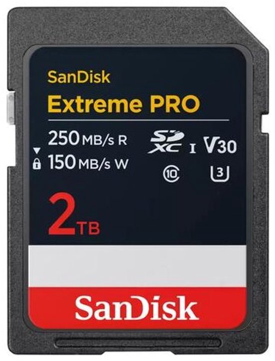 Sandisk Extreme PRO SDXC 2TB 150MB/s