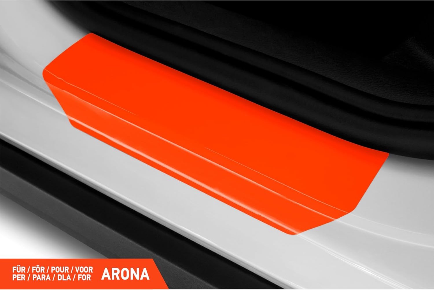 Luxshield Car Sill Protection for Seat Arona 1 (I) KJ7 I 2017-2025 Paint Protection Film Door Sill Protection Film Car Door Accessories Trim Strips Tr