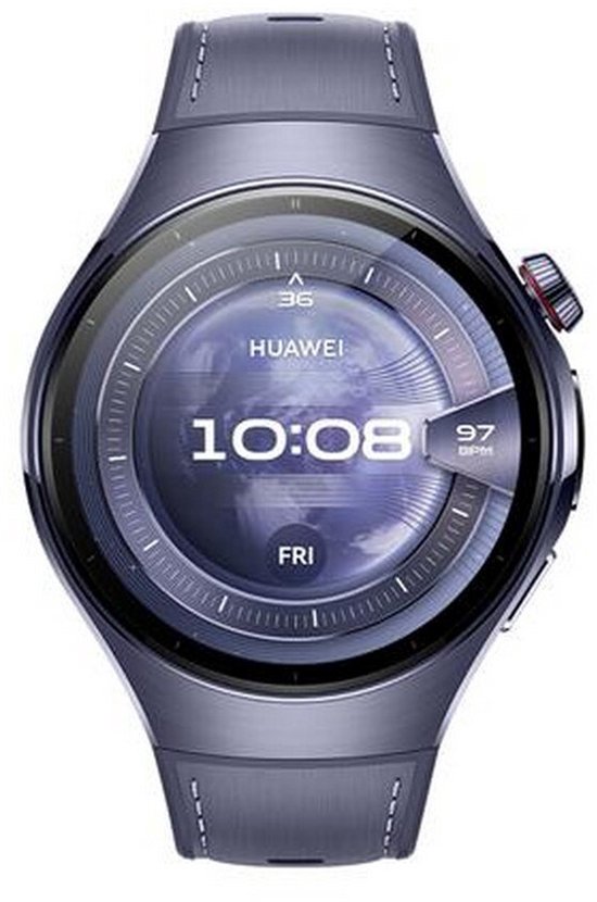 Huawei Watch 5 46 mm Grijs-Paars / Composietbandje / Titanium van luchtvaartkwaliteit