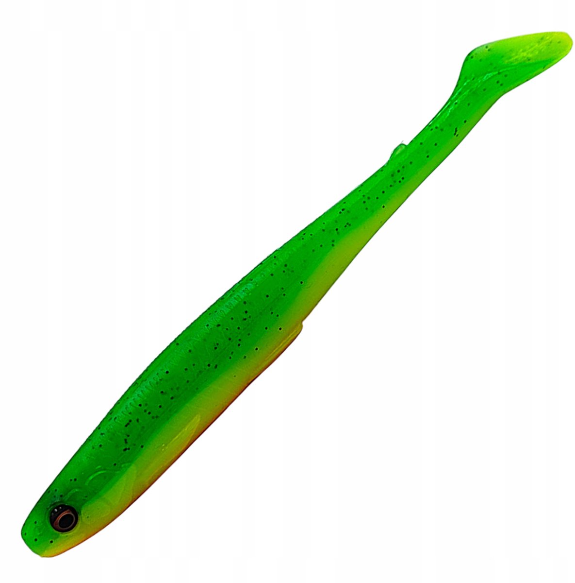 Savage Gear Slender Scoop 15cm Shad - Green Yellow, Perfect voor Baars
