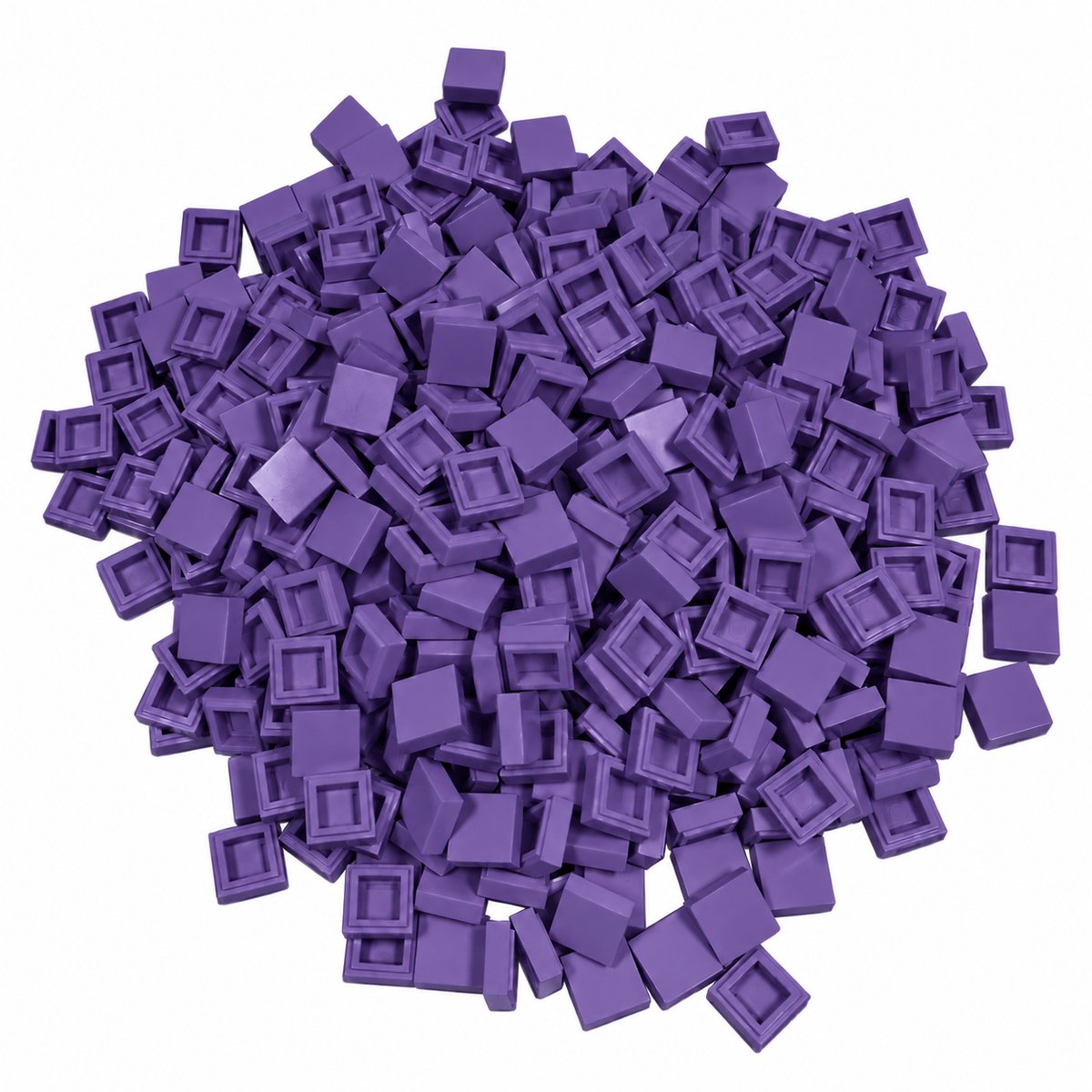 400 Bouwstenen 1x1 tile | Paars | Compatibel met Lego Classic | Keuze uit vele kleuren | SmallBricks