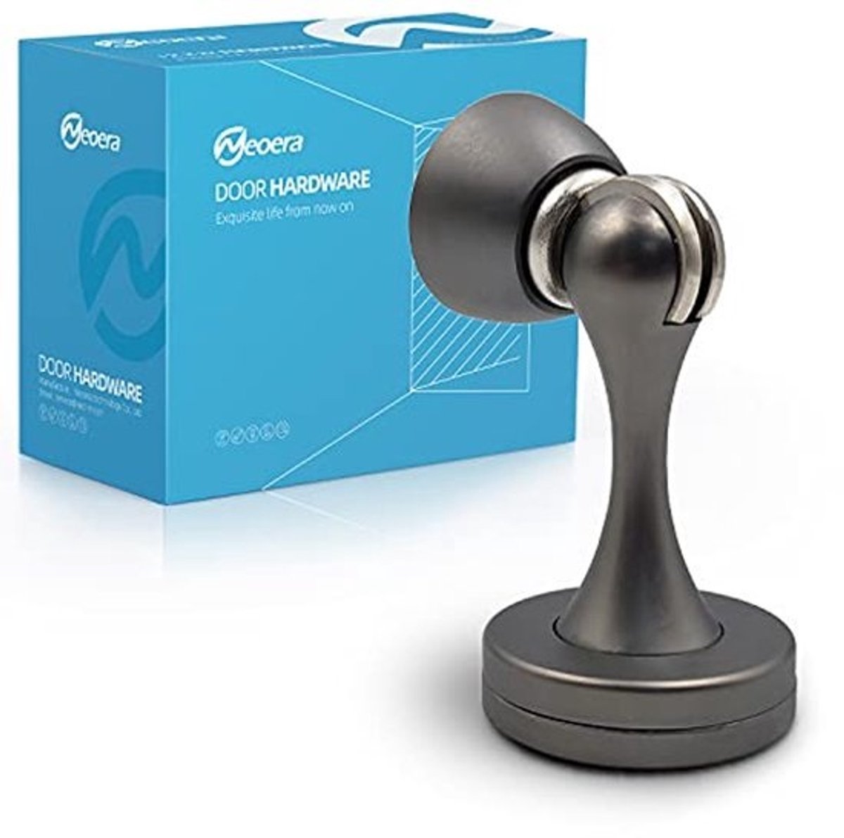 Sterke magnetische deurstopper - voor houten en metalen deuren - Duurzaam - roestvrij - Eenvoudig te installeren
