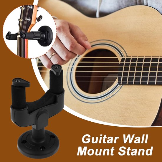 Wandhouder voor bassen, haak voor het ophangen van gitaren aan de muur, accessoires voor muziekinstrumenten voor muziekinstrumenten voor muziekkamer, viool, slaapkamer, mandoline — afbeelding 2