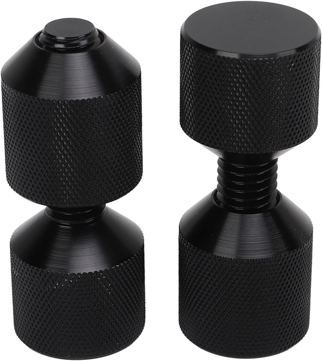 Set met Twee Gaatspennen, 1‑1/8in Set met Twee Gaatspennen Aluminium Schroefdraad 2-gaats Flensuitlijningspen Pijpfittergereedschap voor ASME 150LB Flenzen /2in‑14in