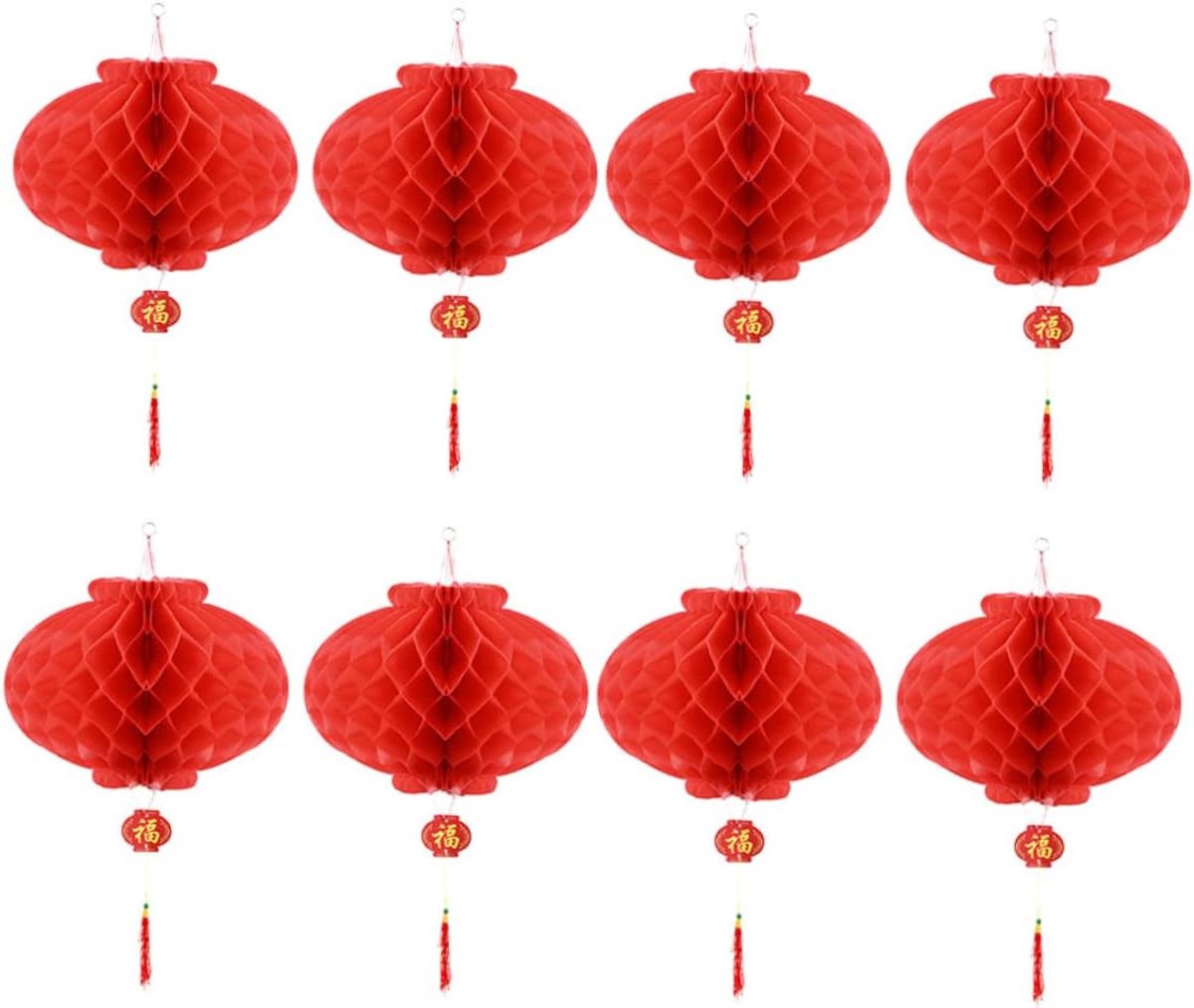 Jojofuny 20 Stuks feestelijke lantaarn zwembad zonne-verlichting theelichtjes kaarsen werken op batterijen lamp lantaarns festival decoraties bruiloft decoratie rood