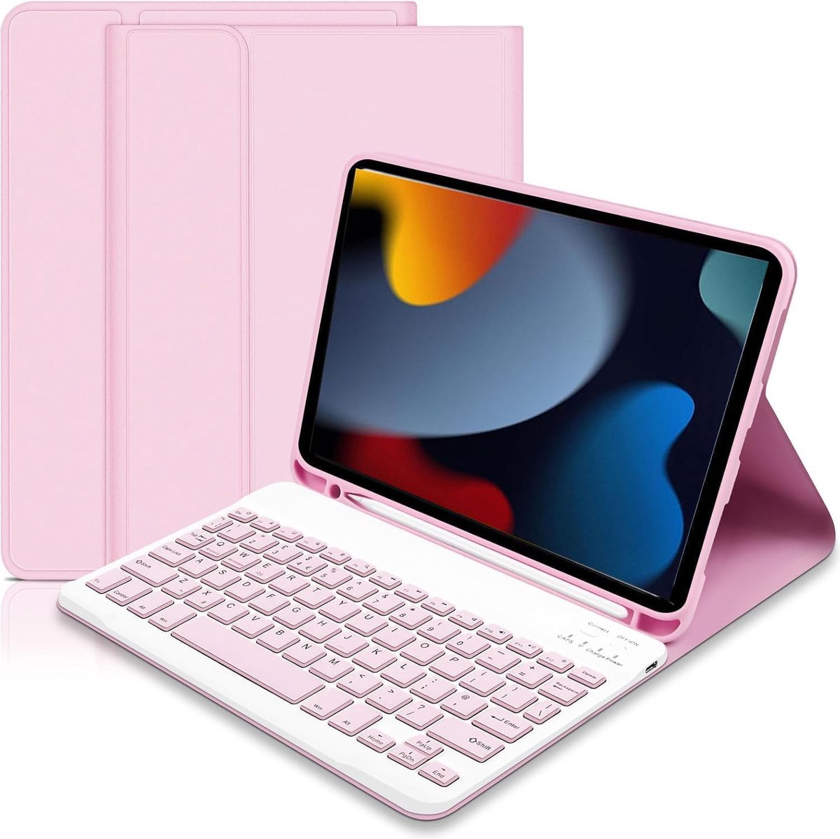 Hoesje met toetsenbord voor iPad 9e generatie 2021/8e generatie 2020/7e