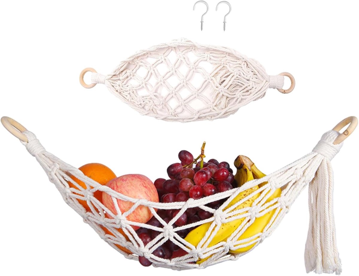 Fruit Veggies Hangmat Handgeweven Veggie Hangmat Hanger