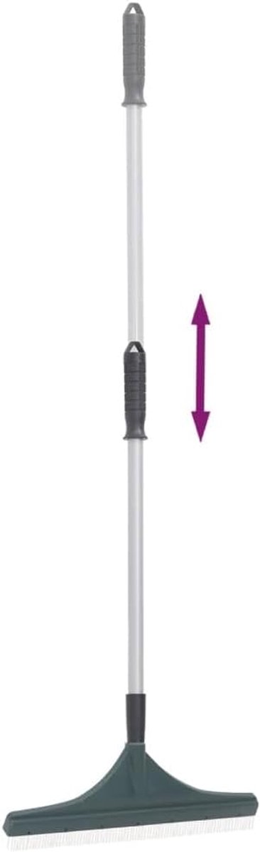 Kunstgrashark met telescoopsteel 80-131 cm, kunstgrasborstel voor het reinigen van kunstgras en tapijten, PP-borstelkop en nylon borstelharen — afbeelding 5