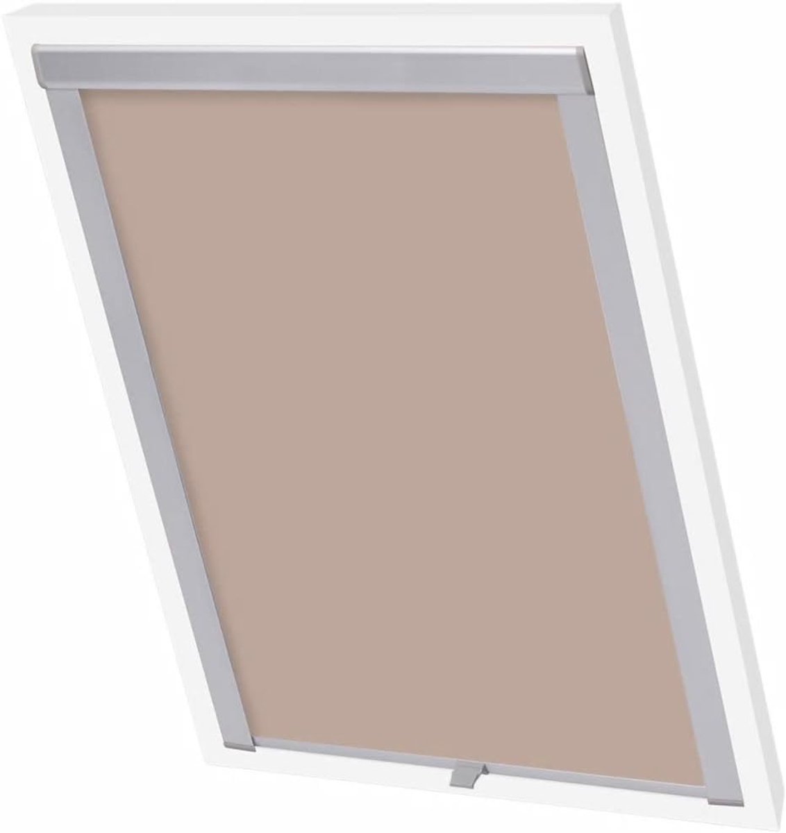 Verduisteringsrolgordijn, dakraamrolgordijn, verduisteringsrolgordijn, inkijkbescherming en zonwering, verduisteringsstof + aluminium frame, keuze uit kleuren en maten