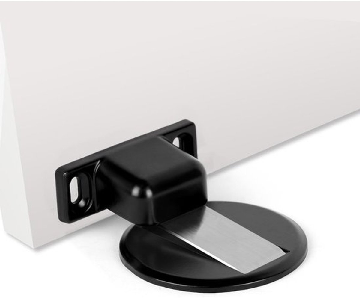 Magnetische deurstopper - voor de vloer - Sterke deurvanger - met verborgen montage