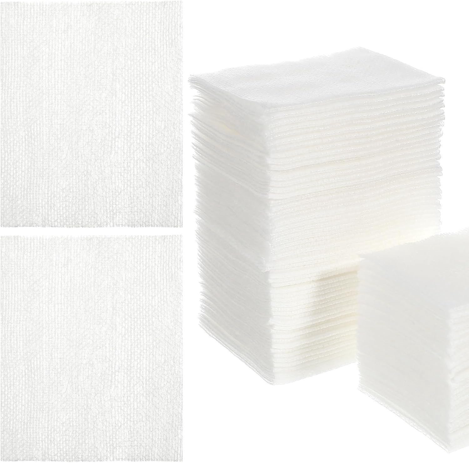 2 Pakketten Stretchable Cotton Pads For Face Toner Hydration Booster Large Capacity Facial Makeup Removal Wipes Gentle Skin-friendly Compress Sheets