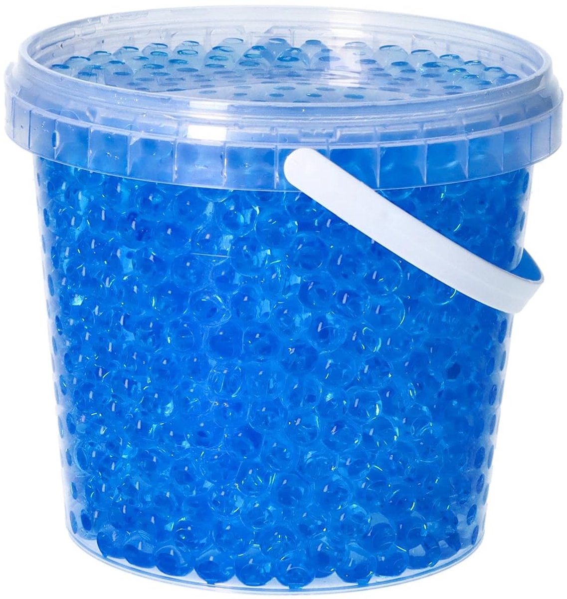 1 Liter Plastic Emmer met Deksel - Decoratieve Hydroparels voor Potgrond