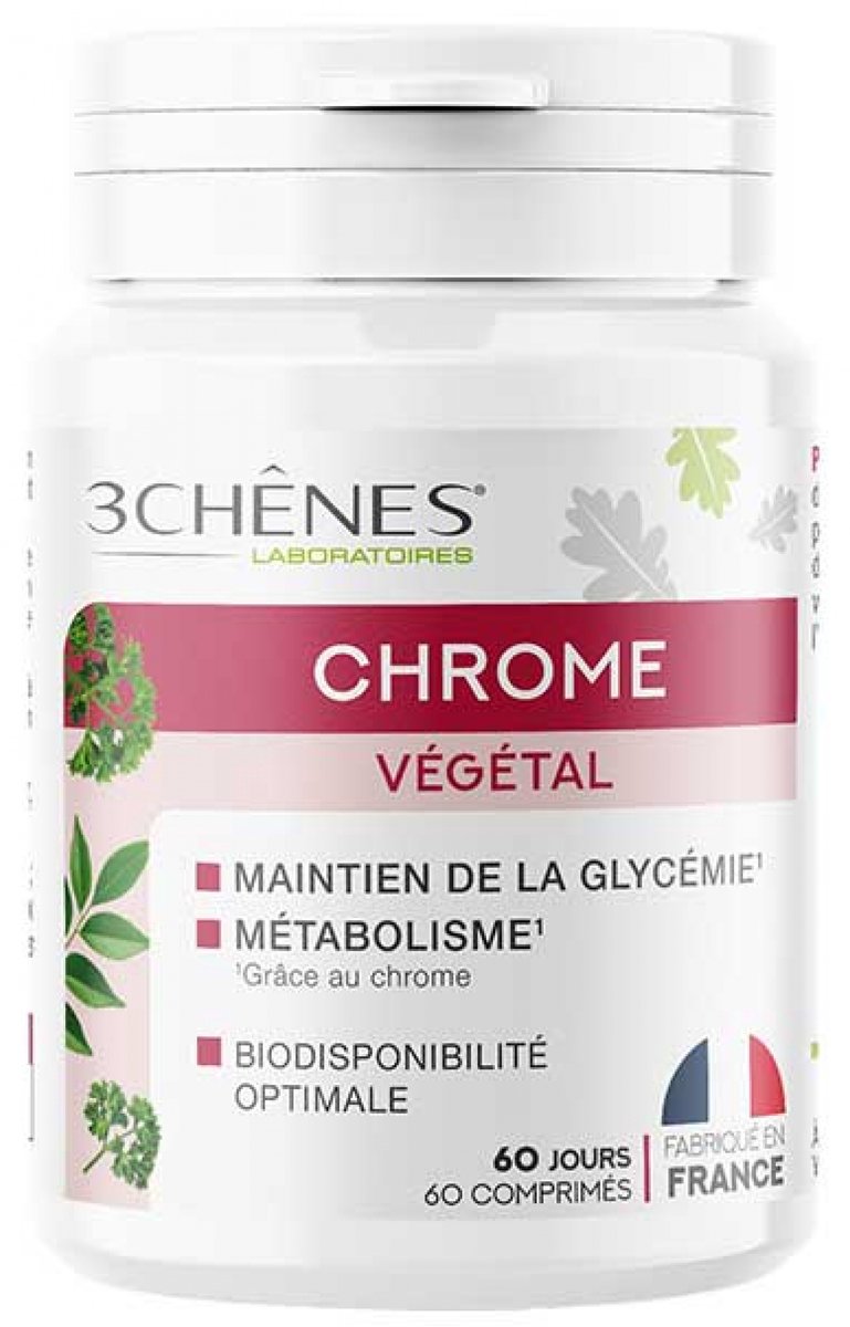 Les 3 Chênes Plantaardig Chroom 60 Tabletten