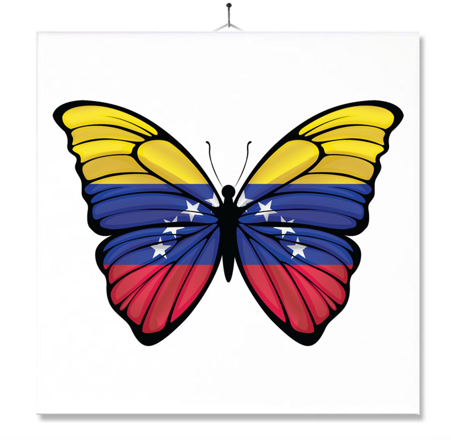 MC Living Tegel Met Opdruk | Vlinder | Vlag | Venezuela Multi-Color