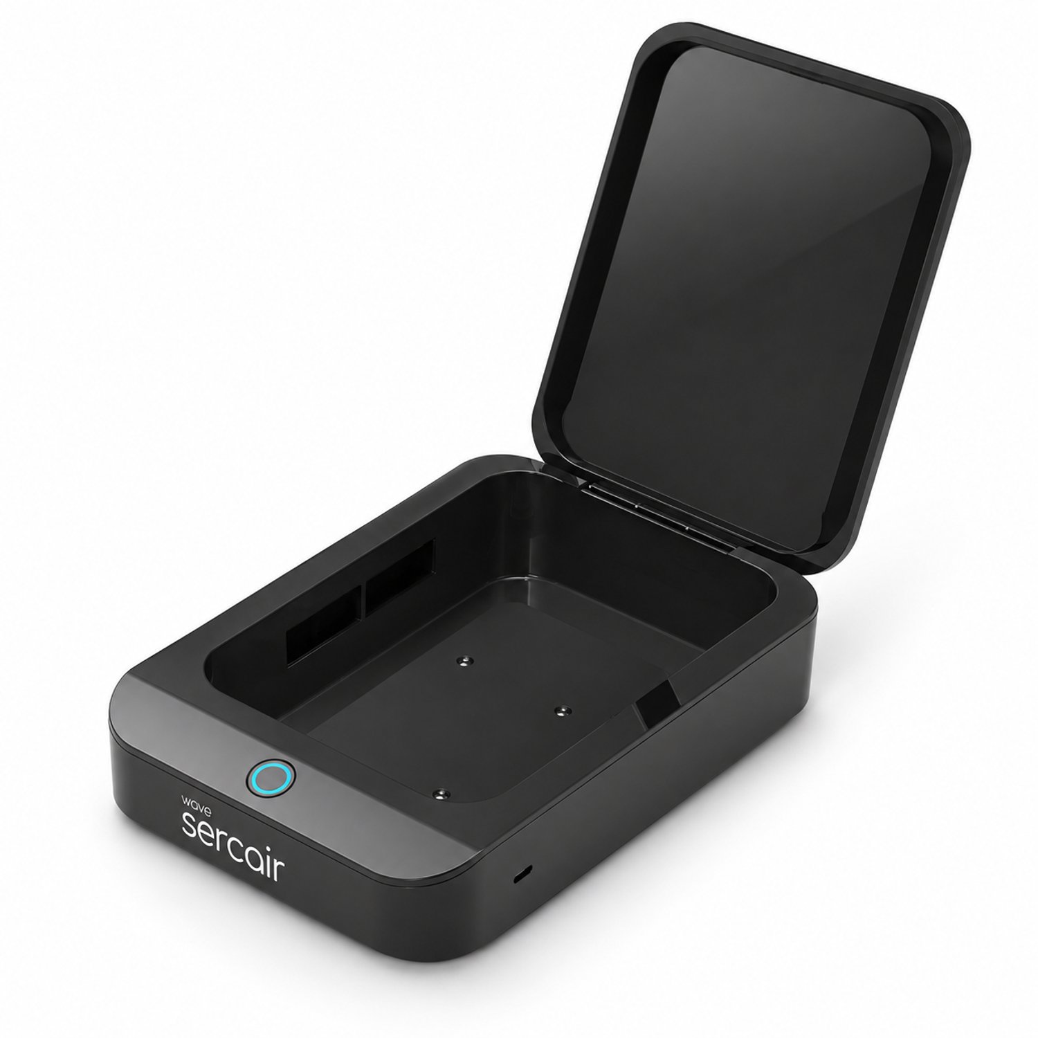 DrPhone PureBox UV – UV-C Reinigingsbox voor Smartphones en Accessoires – USB-laadpoort – Zwart