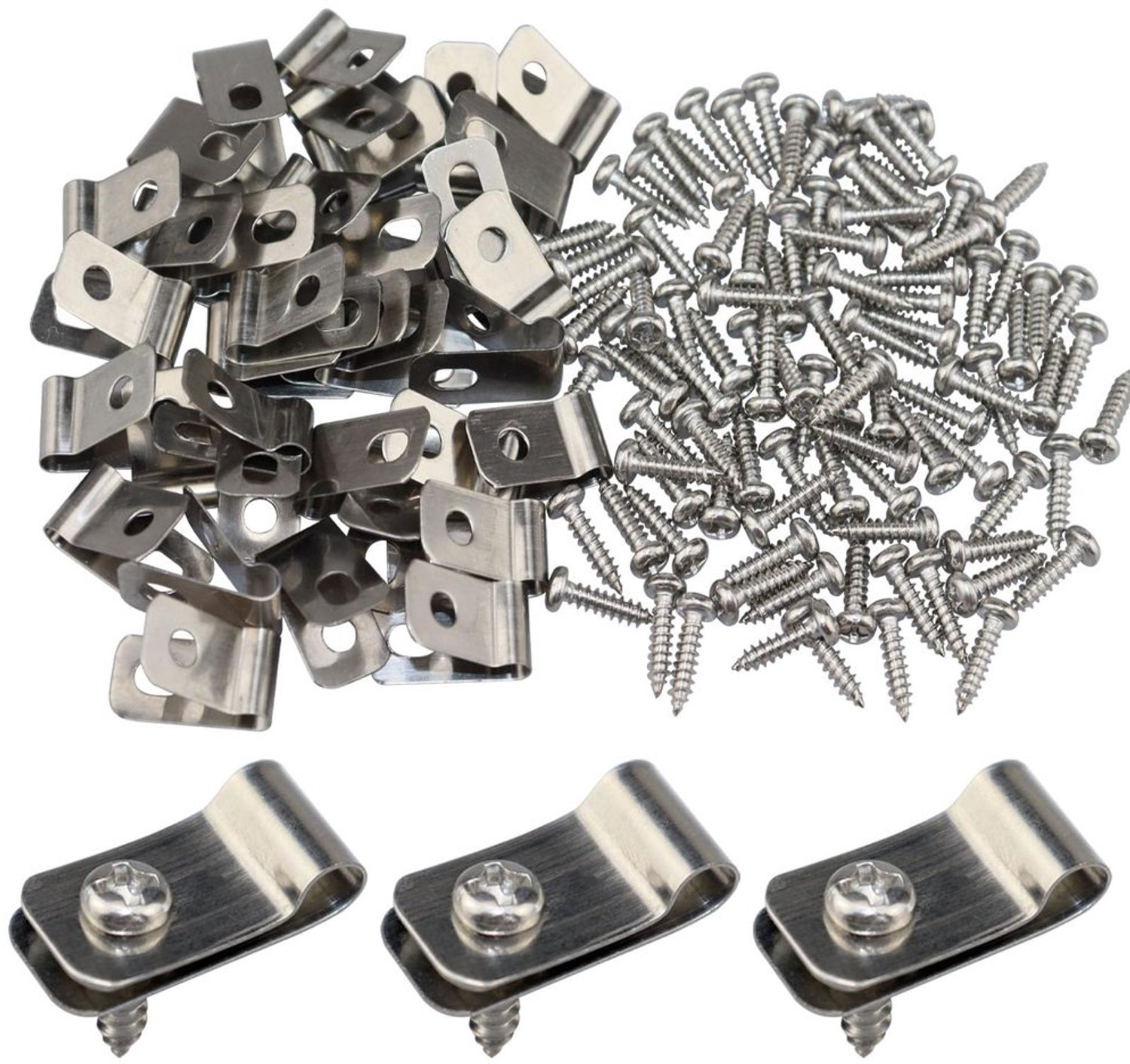 Set van 50 Draadclips voor Tuinhekken