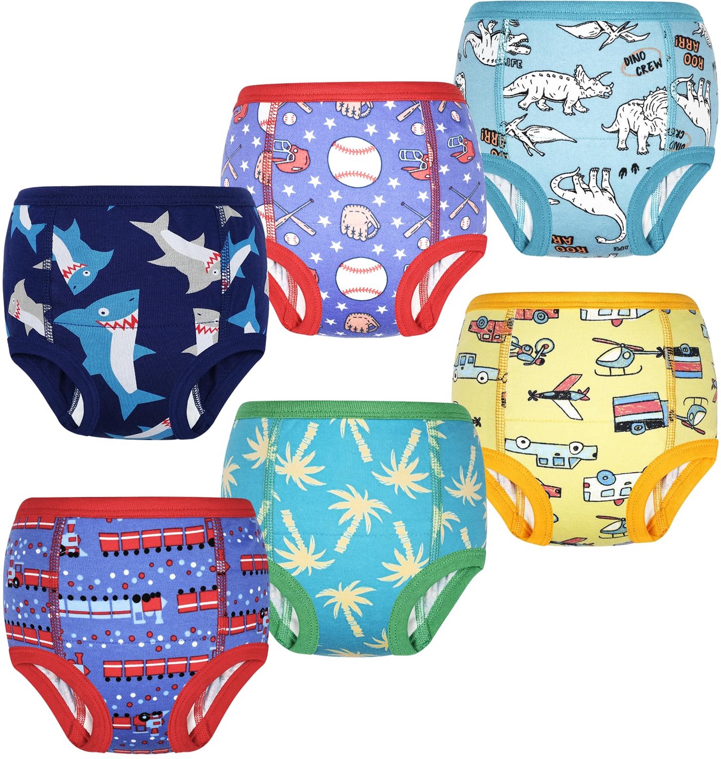 Set van 6 Potty Training Broeken voor Kinderen