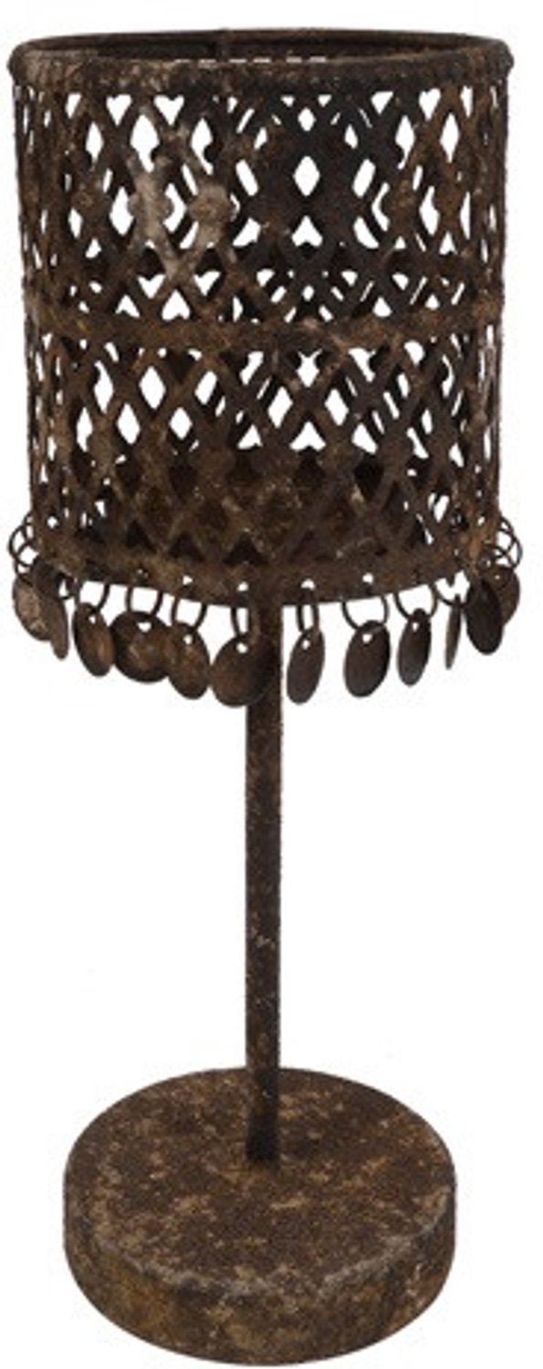 Countryfield Kandelaar Amira L Roest 36 cm – Decoratieve Kandelaar – Sfeervolle Woondecoratie