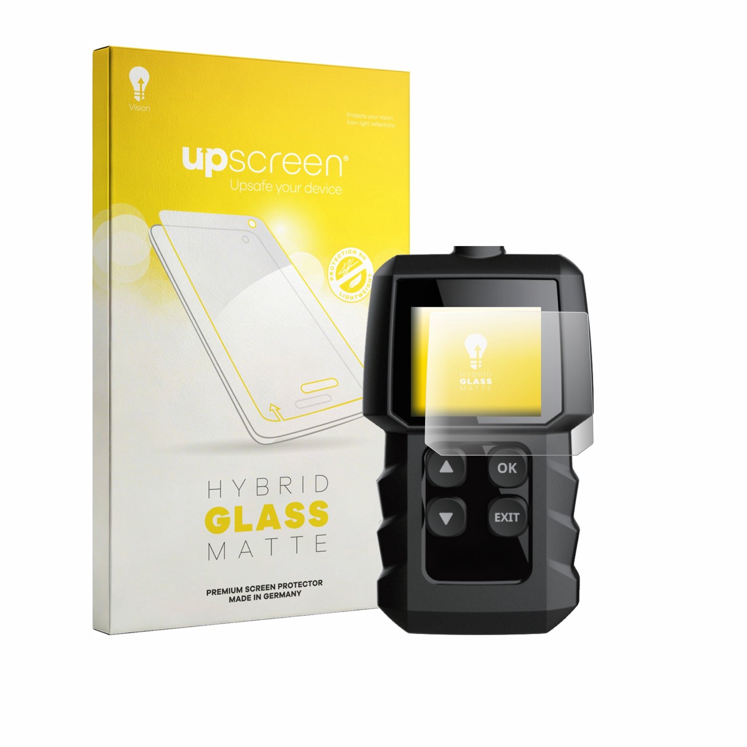 upscreen - Screenprotector voor Topdon ArtiLink 300 - Folie Beschermfolie Beschermglas matte