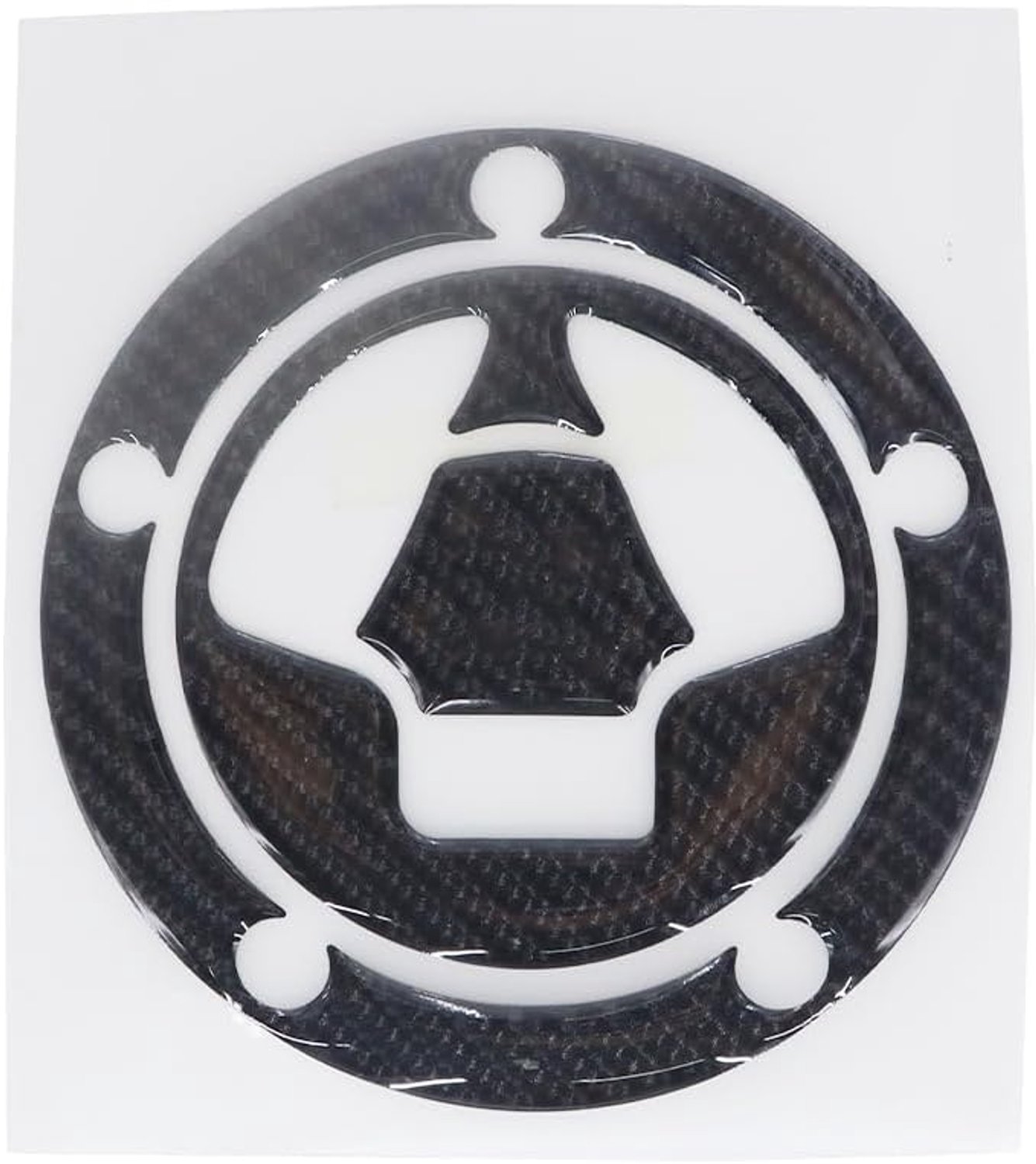 Tankdop sticker - koolstofvezel - bescherming tegen krassen - voor ZX10R/6R Z750 Z800 Z1000 - m-winkel