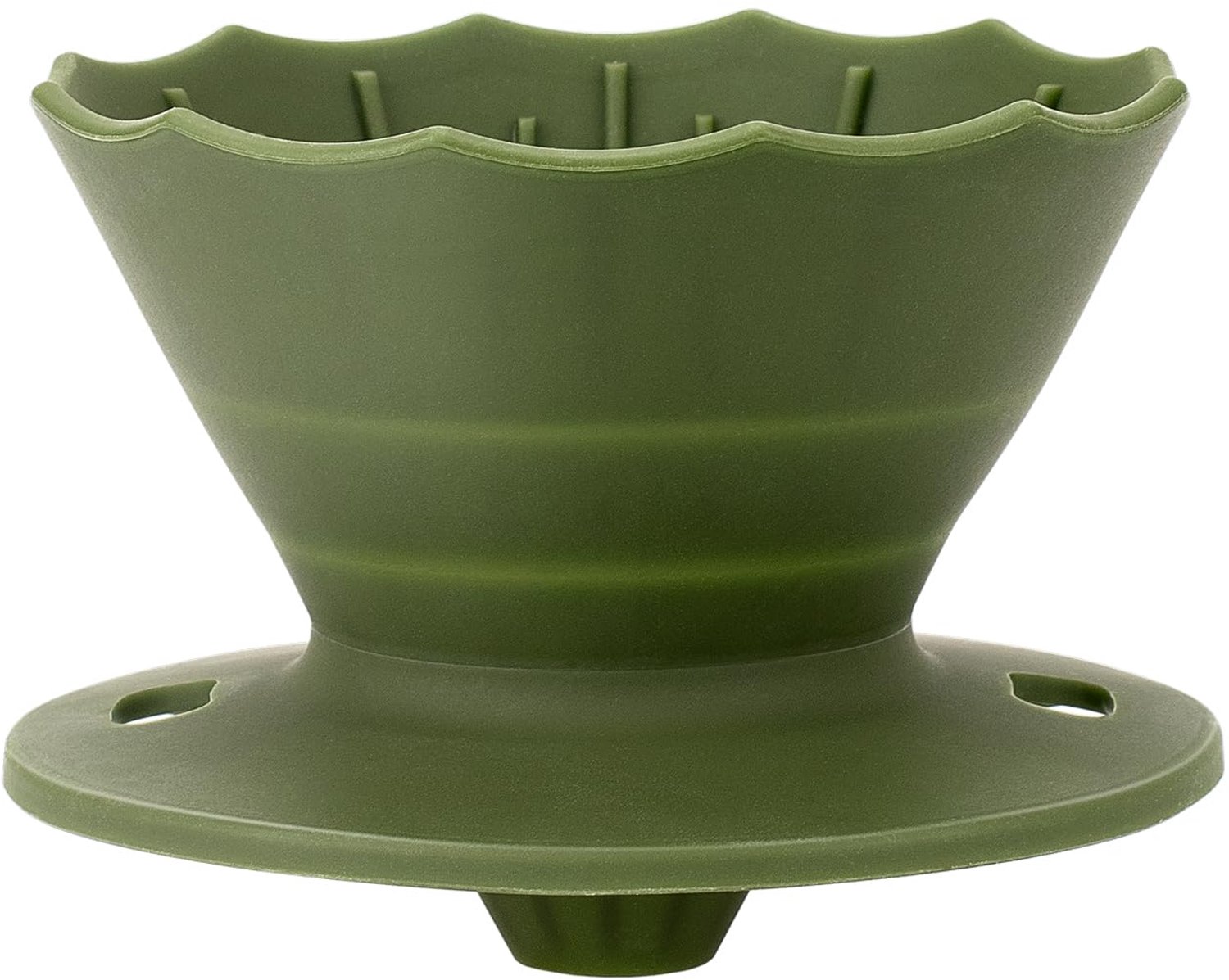 Opvouwbare Koffie Dripper - Siliconen Filterhouder - Groen