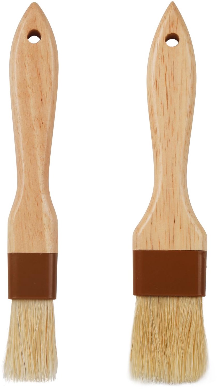 2-Pack Bakborstels van Natuurlijk Hout