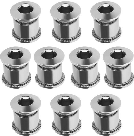 Kettingblad Schroeven 10pcs - Carbon Staal - Makkelijk te Installeren - Geschikt voor Fiets - Dubbele Tandwielconfiguratie - Robuuste Constructie - Kettingblad Bouten — afbeelding 2