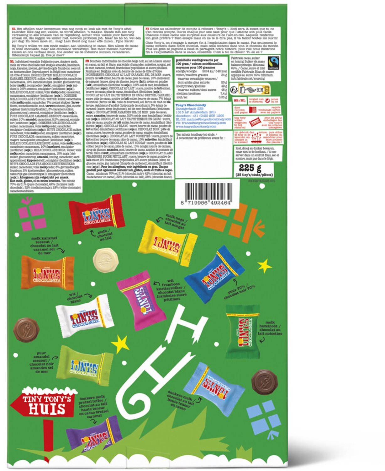 Tony's Chocolonely Adventskalender 2026 Chocolade - Sint en Kerst - 2 smaken - Fairtrade – foto 8