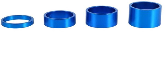 Fiets Headset Spacer - Aluminium - Voorstam Vork - 5mm/10mm/15mm/20mm - Mountainbike - Rood - Perfect voor Fietsaccessoires — afbeelding 4