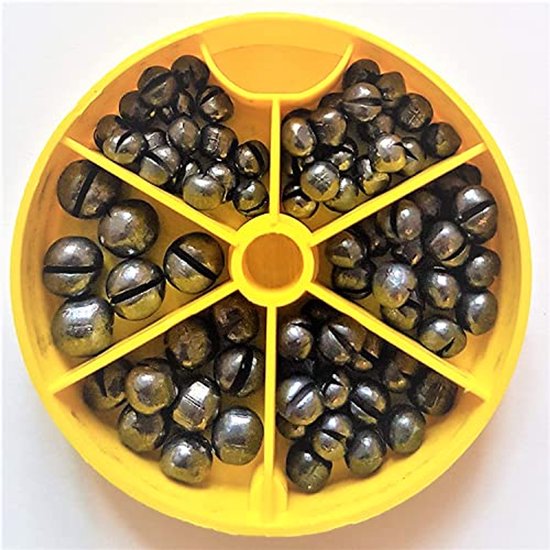Assortiment Lood Gewichten Doos - 120 g voor Vissen — afbeelding 2