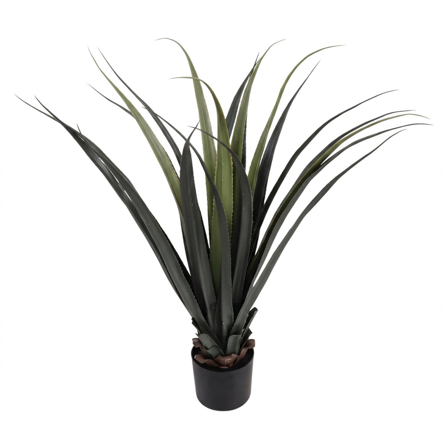 EDENIA Kunstmatige agave in pot, hoogte 80 cm Groen