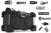 Perfectpro Bouwradio ROCKHART - DAB+ - Bluetooth - USB - Oplaadbaar - Lithium - RH4