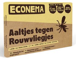Aaltjes tegen Rouwvliegjes – 10 m² / 25 planten – Zwarte vliegjes bij kamerplanten bestrijden - natuurlijke oplossing tegen rouwvliegjes