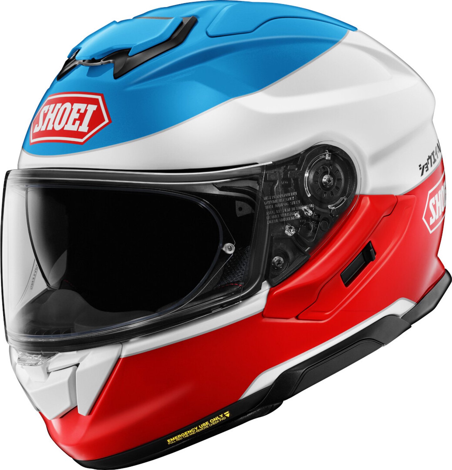 Shoei GT-Air 3 Lilt Wit Rood Blauw Integraalhelm - Helm