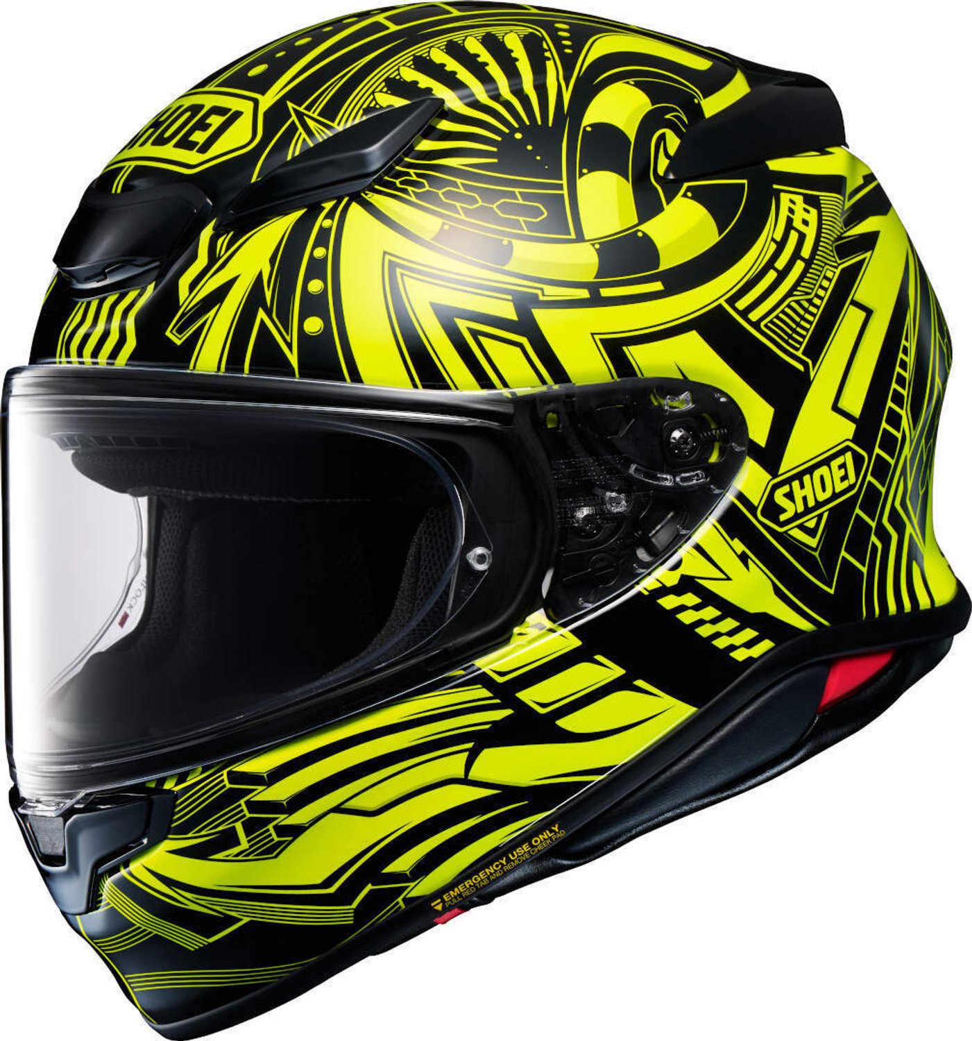 Shoei NXR 2 Beaut TC-3 Zwart Wit Geel Integraalhelm - Helm