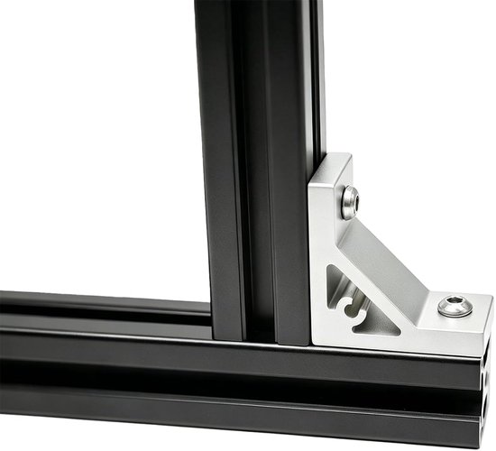 Hoekverbindingen voor aluminium profielen, 2-gat, 8 stuks — afbeelding 3