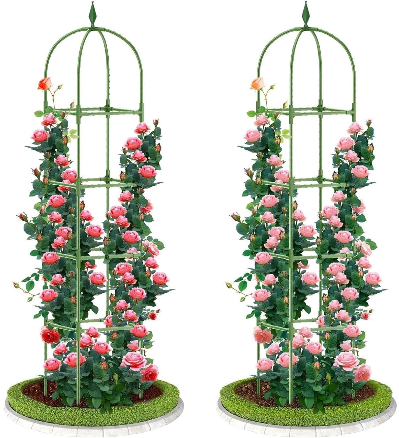 Vantivo® Klimrek Planten - Plantensteunen voor Klimplanten - Wandrek voor Buiten -Groen