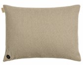 Kuddle Warmtekussen Oplaadbaar - Gebreid 'Sand Beige' 45x60cm - Draadloos & Elektrisch - Inclusief Powerbank