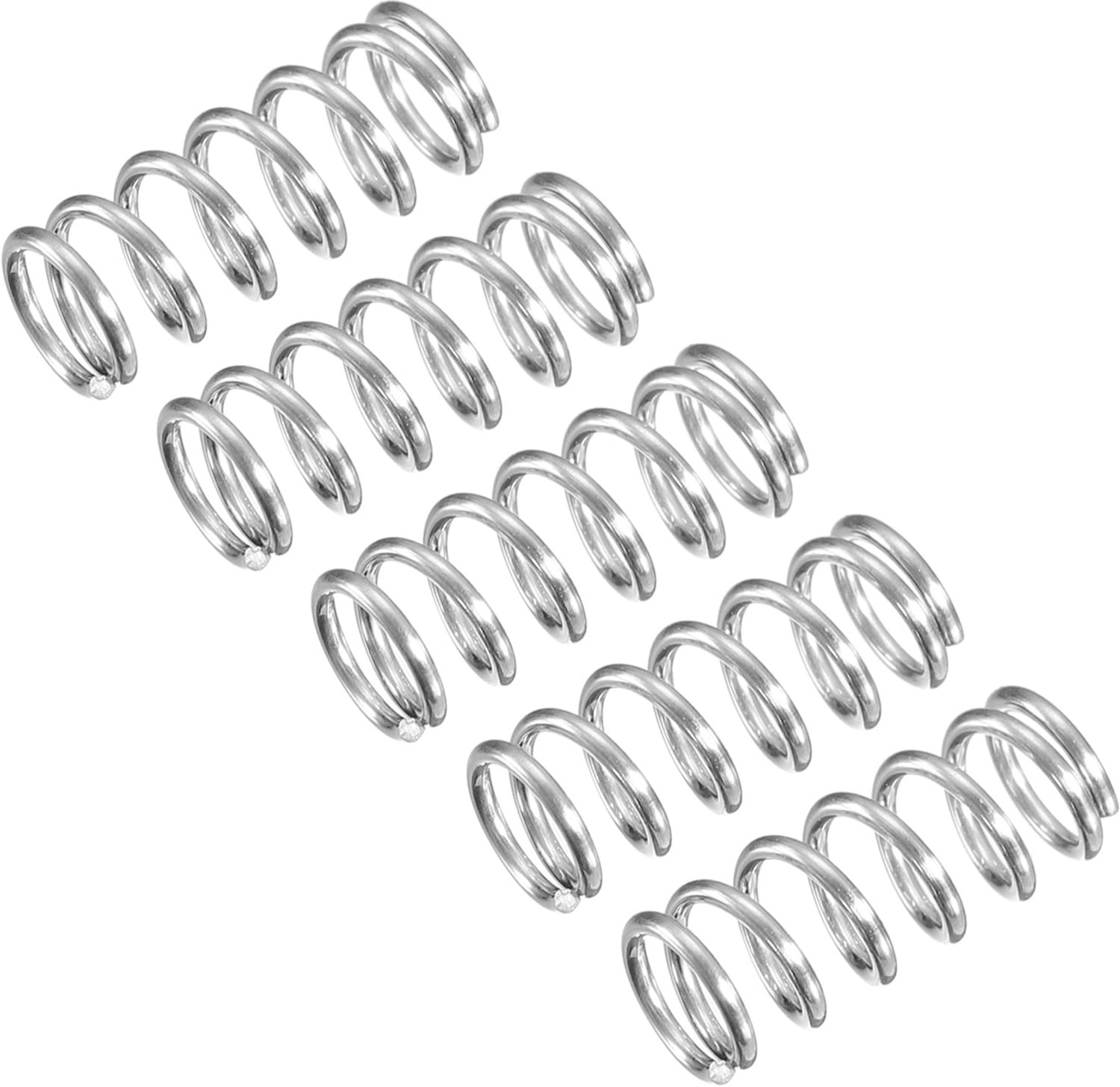 Set van 5 Compressieveers van RVS 304