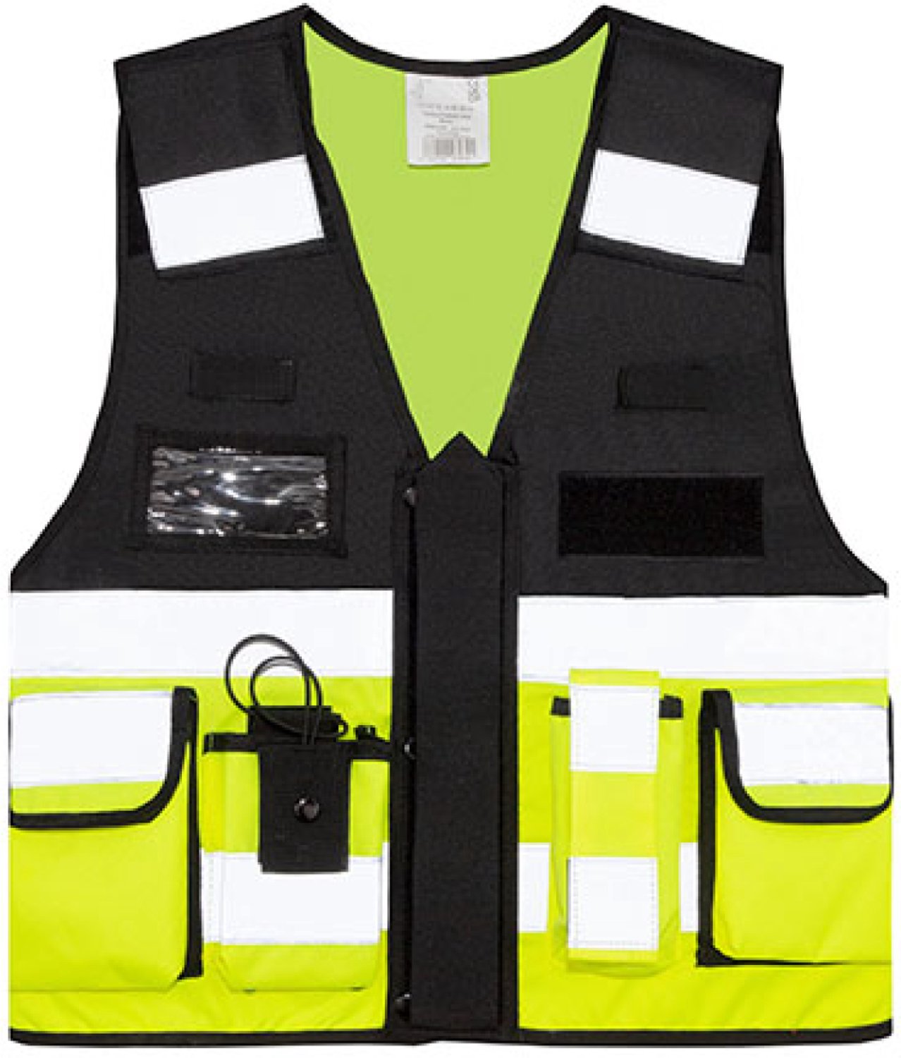 Korntex Tactical Vest Bonn KX040 - Signal Yellow/Black - M/XL