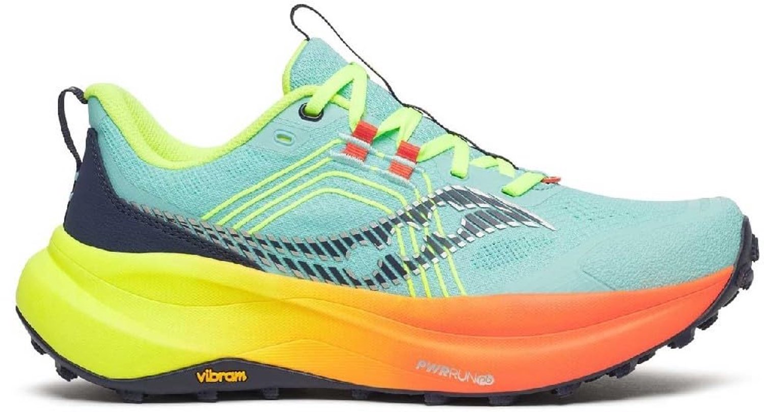 Saucony Xodus Ultra 4 Trail Hardloopschoenen Dames Blauw