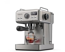 HiBREW H10A Semi-automatische Espressomachine – 19 Bar – Warm & Koud Zetten – Melkopschuimer -…