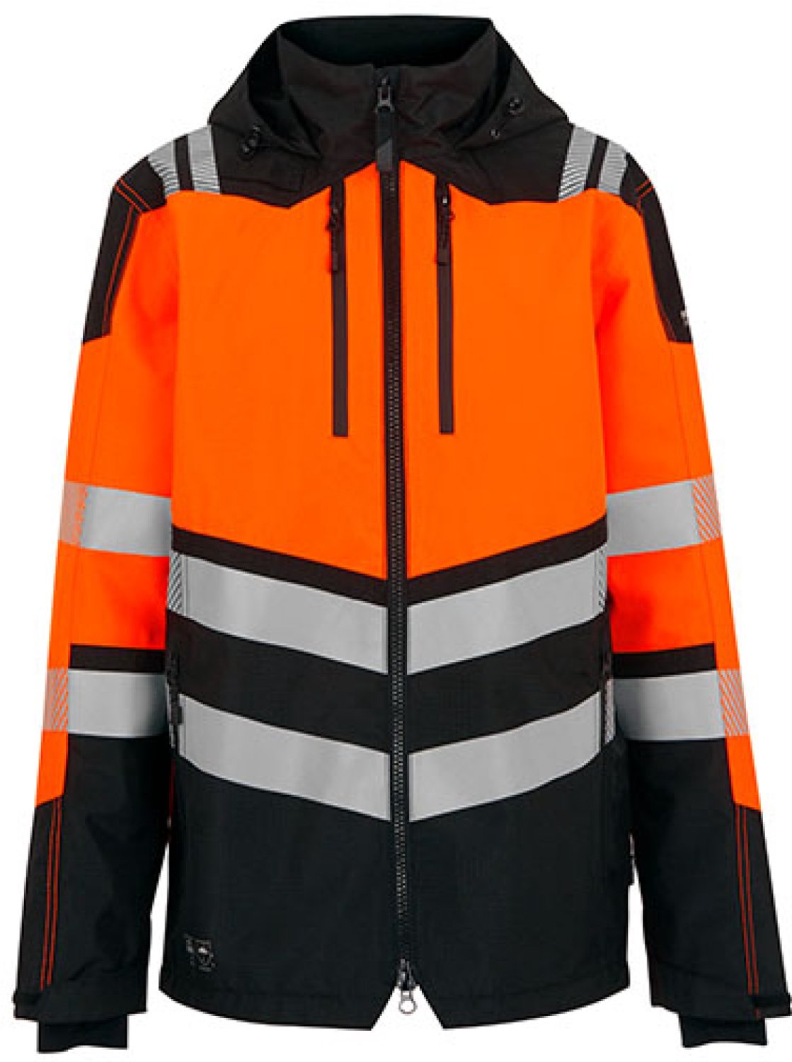 Regatta Hi-Vis X-Pro Waterproof Shell Jacket (Class 2) RG550 - Black/Orange - XL