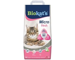 Biokat's Micro Fresh - 14 L - Kattenbakvulling - Klontvormende - Zomergeur