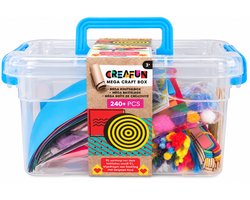 Creafun knutselbox mega compleet 240 delig creatief speelgoed.