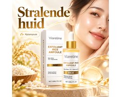 Viareline Exfoliërend Rijst Serum 30 ml - Gezichtsserum met Rijstextract, Niacinamide & Oligopeptide-68 - Voor Gladdere Huid, Poriënverfijning en Stralende Teint