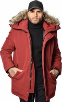 YCLO Torben Parka Bordeaux (Faux Fur)