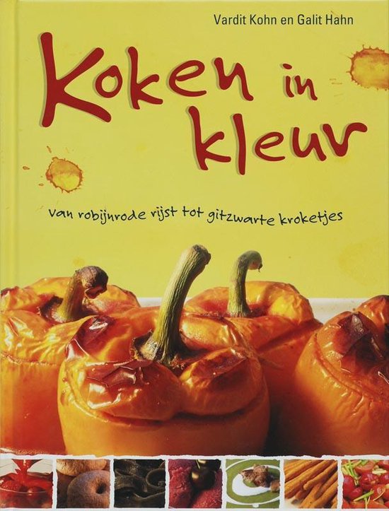 Cover van het boek 'Koken in kleur' van G. Hahn en V. Kohn