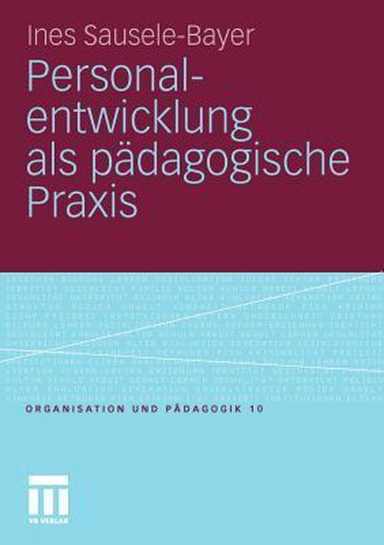 Personalentwicklung als pädagogische Praxis - cover