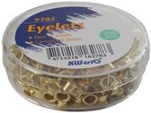 #90705 - Messing, roestvrije oogjes - 5.5mm/tot 30 vel - 3 Doosjes